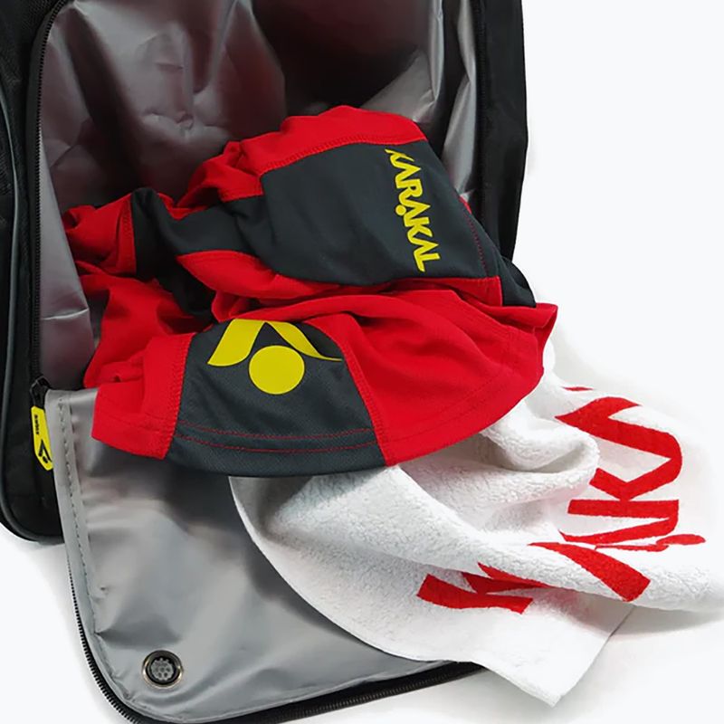 Karakal Pro Tour 2.0 Squash Rucksack 30 l schwarz/gelb 6