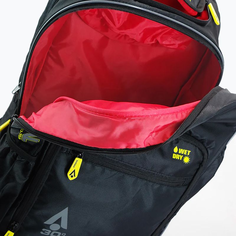 Karakal Pro Tour 2.0 Squash Rucksack 30 l schwarz/gelb 10