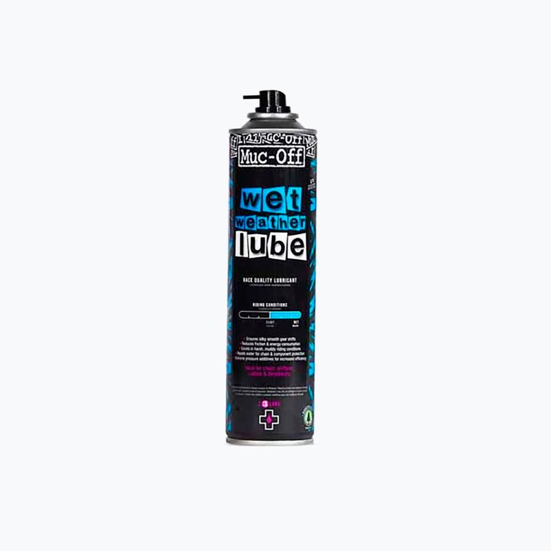 Muc-Off Wet Weather Lube Aerosol 400 ml Kettenschmiermittel 2