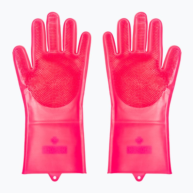 Muc-Off Deep Scrubber Handschuhe rosa Fahrradreinigungshandschuhe 3