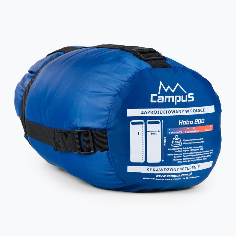 Campus Schlafsack Hobo 200 links blau 8