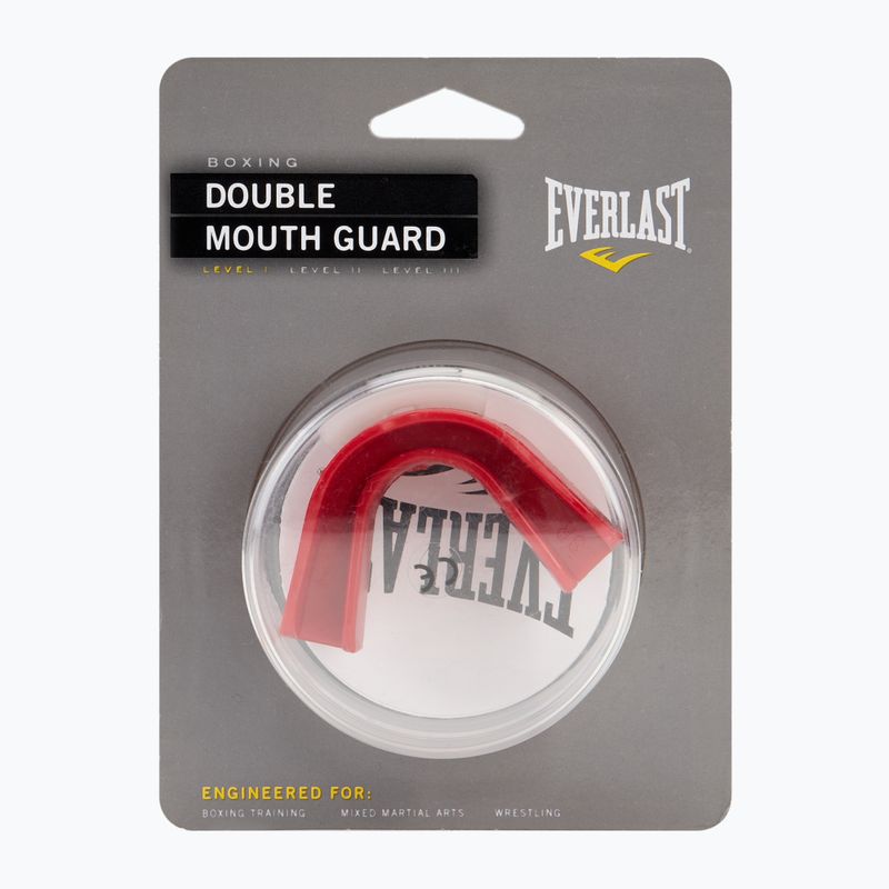 Kieferschützer Everlast Double Mouthguard red 4