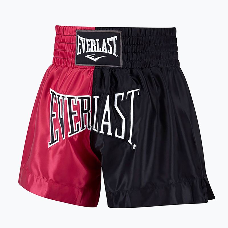 Trainingsshorts Herren EVERLAST Muay Thai schwarz-rot EMT7