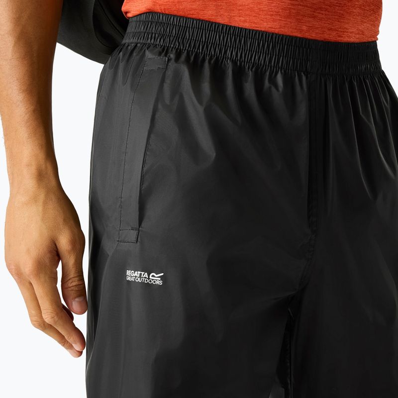 Herren-Trekkinghose REGATTA Pack It Overtrousers black 5