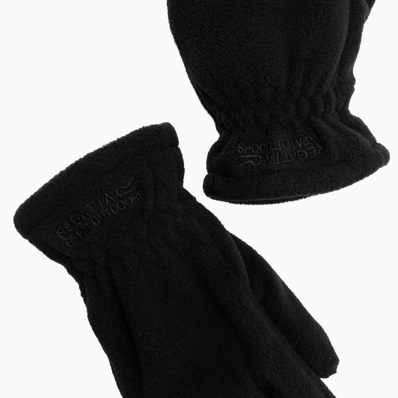 Kinderhandschuhe Regatta Taz II black 4