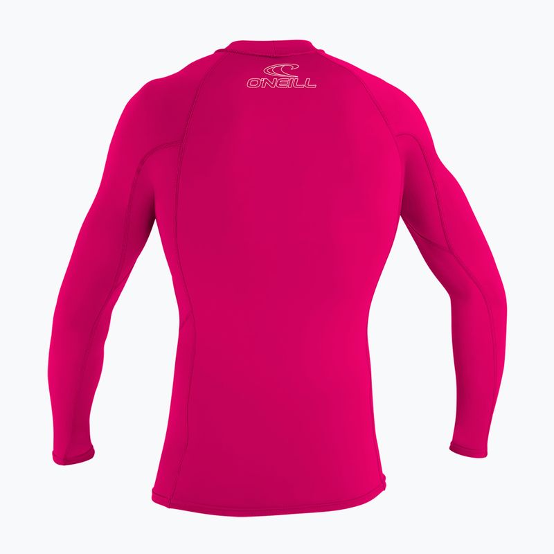 Schwimm Longsleeve  Kinder O'Neill Basic Skins LS Rash Guard watermelon 2
