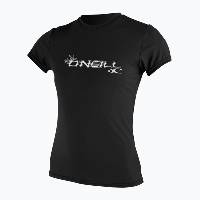 Schwimm T-Shirt Damen O'Neill Basic Skins Sun Shirt black