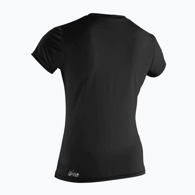 Schwimm T-Shirt Damen O'Neill Basic Skins Sun Shirt black 2