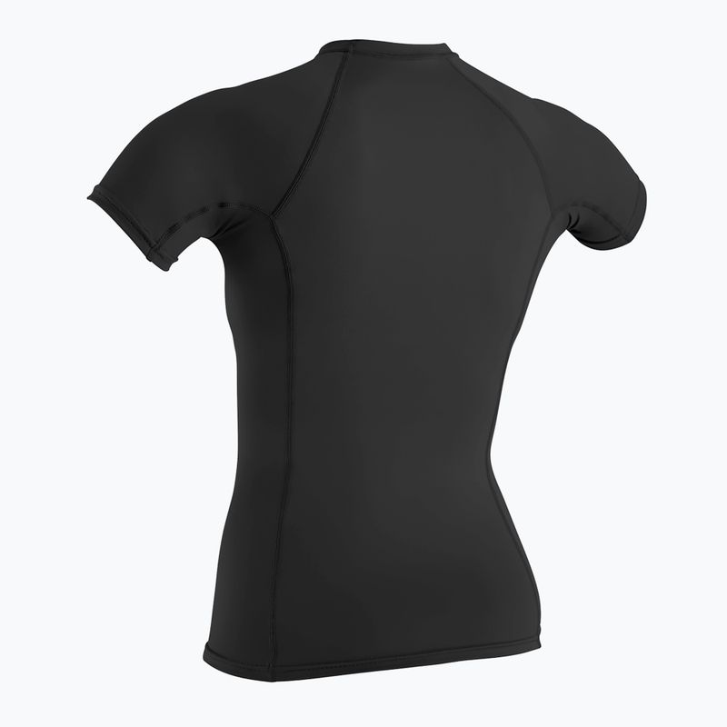 Damen Schwimmen Shirt O'Neill Basic Skins Rash Guard schwarz 3548 2