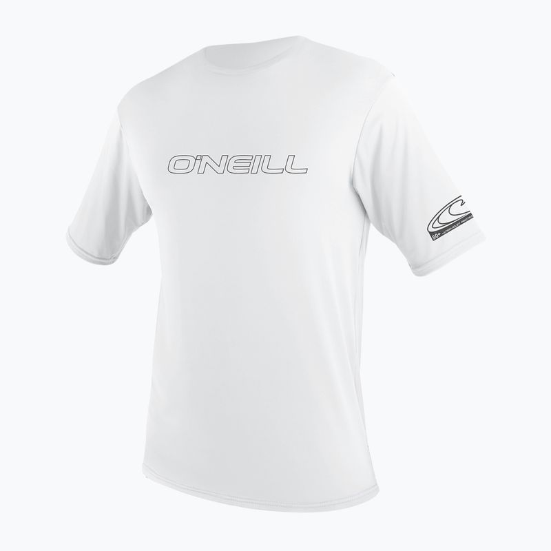 Schwimm T-Shirt Herren O'Neill Basic Skins Sun Shirt white