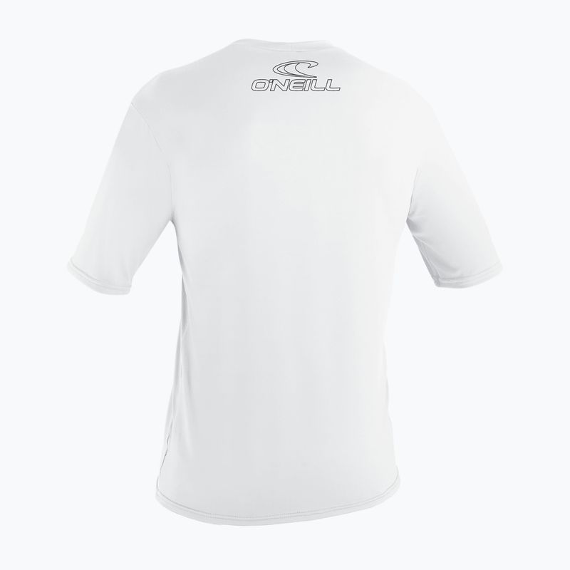 Schwimm T-Shirt Herren O'Neill Basic Skins Sun Shirt white 2