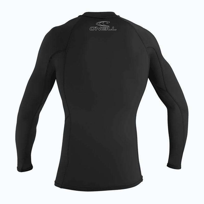 Men's O'Neill Basic Skins Rash Guard Schwimmen Shirt schwarz 3342 2