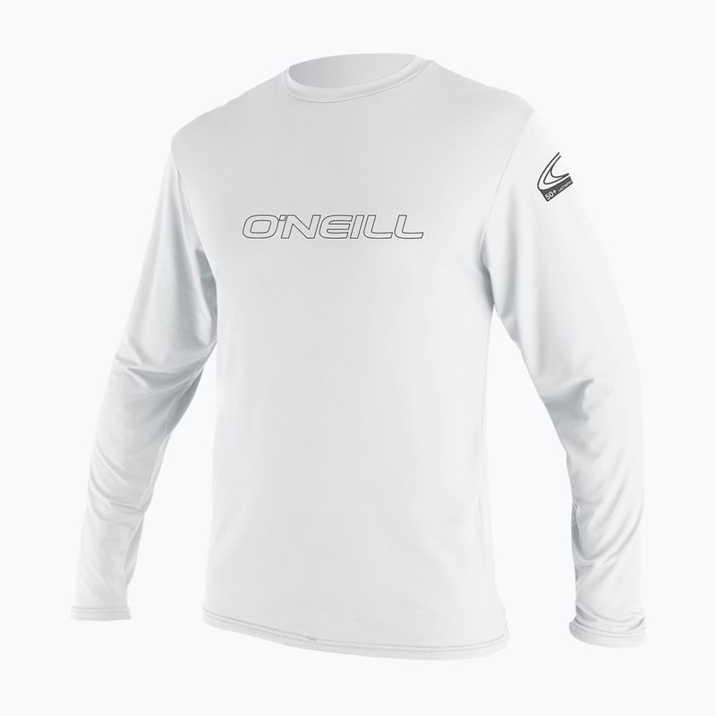 Schwimm Longsleeve  Herren O'Neill Basic Skins Sun Shirt white