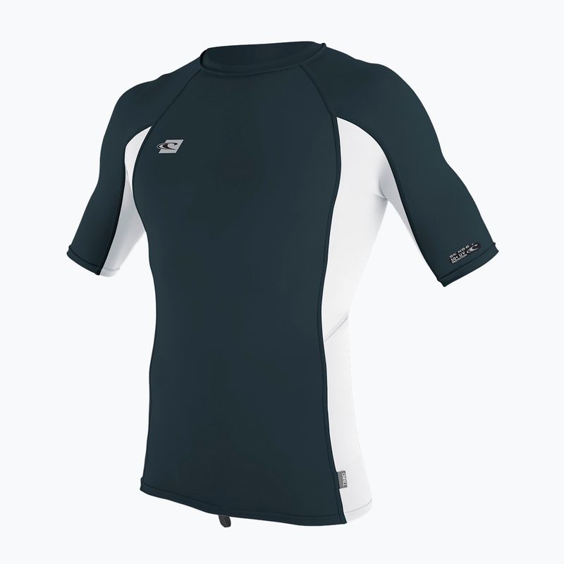 Herren Schwimmshirt O'Neill Premium Skins Rash Guard slate/white/slate