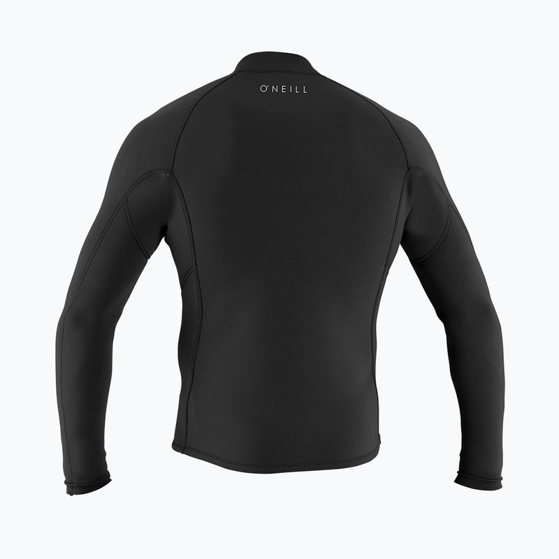 Neoprenjacke für Herren O'Neill Reactor-2 1,5 mm Frontreißverschluss schwarz/schwarz 2