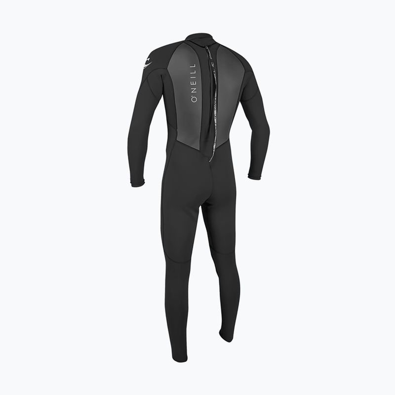 Kinder-Schwimmanzug O'Neill Youth Reactor-2 5/3 mm Back Zip Full schwarz 2