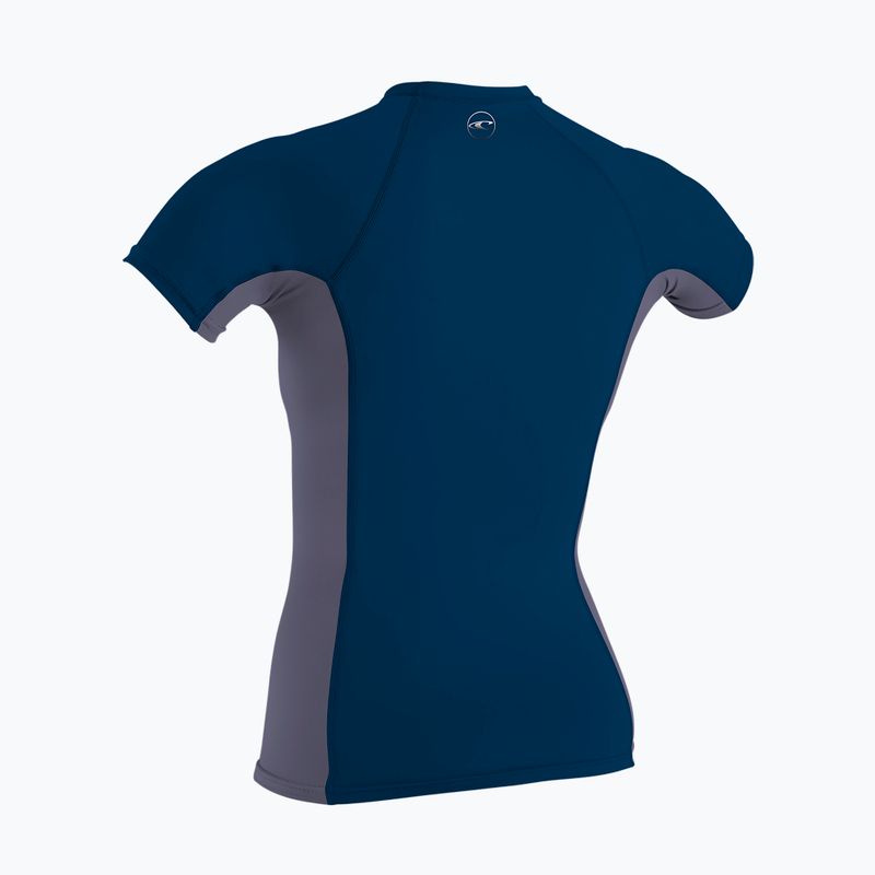 Damen-Badeshirt O'Neill Premium Skins S/S Rash Guard abyss / dusk 2