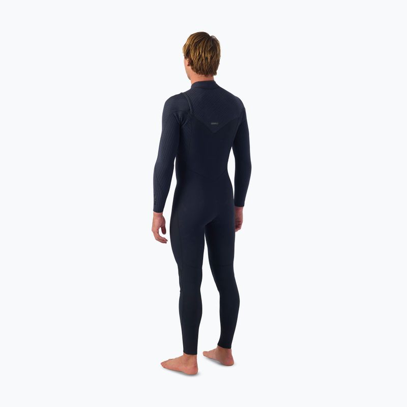 Herren Schwimm-Neoprenanzug O'Neill Hyperfreak 5/4+ mm Chest Zip Full black/black 4