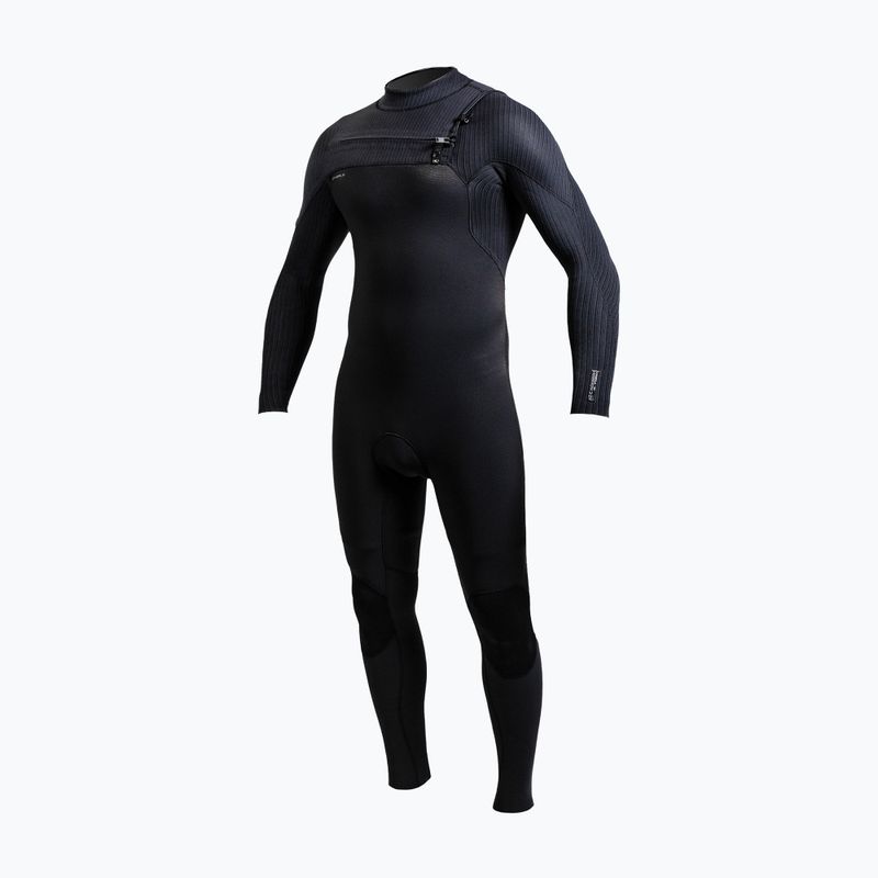 Herren Schwimm-Neoprenanzug O'Neill Hyperfreak 5/4+ mm Chest Zip Full black/black 9