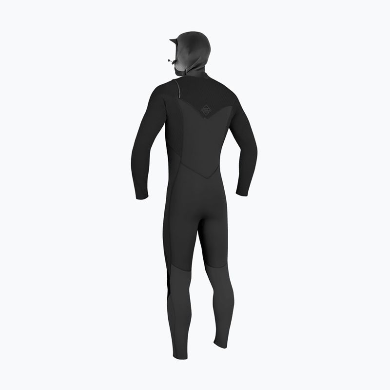 Herren Schwimm-Neoprenanzug O'Neill Hyperfreak 4/3+ mm Chest Zip with Hood black/black 2
