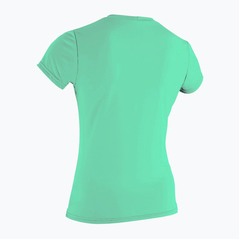 Damen Badeshirt O'Neill Basic Skins Sun Shirt hell aqua 2