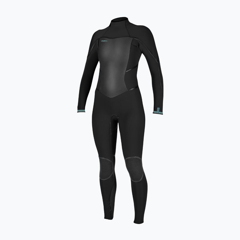 Women's O'Neill Psycho Tech 5/4+ Back Zip Full Schwarz Neopren Schaumstoff