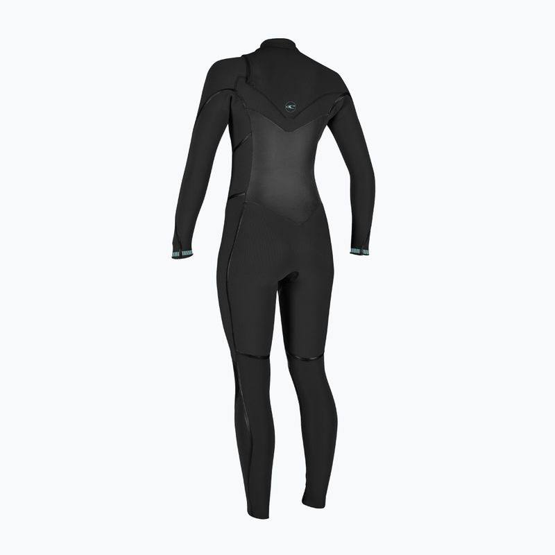 Women's O'Neill Psycho Tech 5/4+ Back Zip Full Schwarz Neopren Schaumstoff 2
