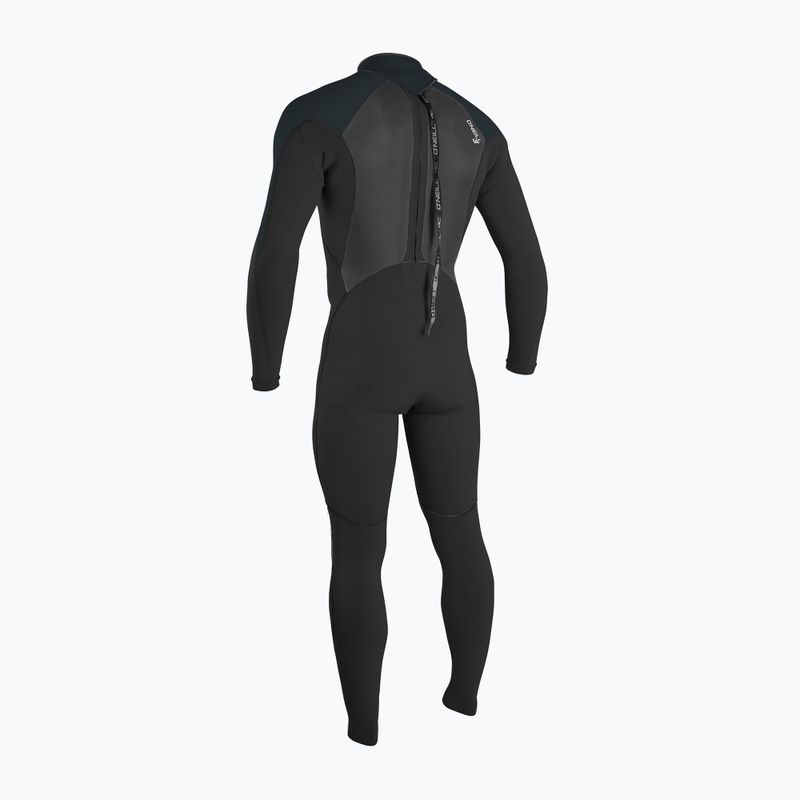 Men's O'Neill Epic 3/2 Back Zip Full schwarz/Gunmetal/Dayglo Swim Foam 2