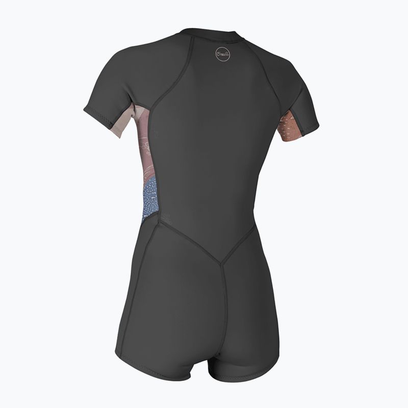 O'Neill Bahia 2/1 Front Zip Spring graphite/desert bloom/drift blue Neoprenanzug für Damen 2