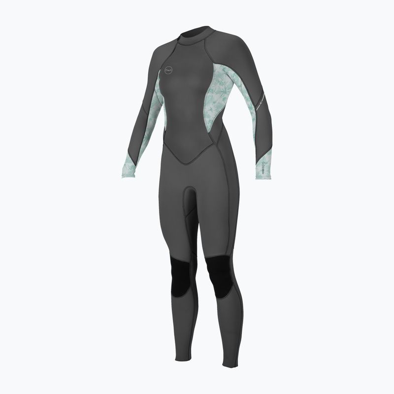 Schaumstoff für das Schwimmen Damen O'Neill Bahia 3/2 Back Zip Full hy8 graphite/mirage tropical/m