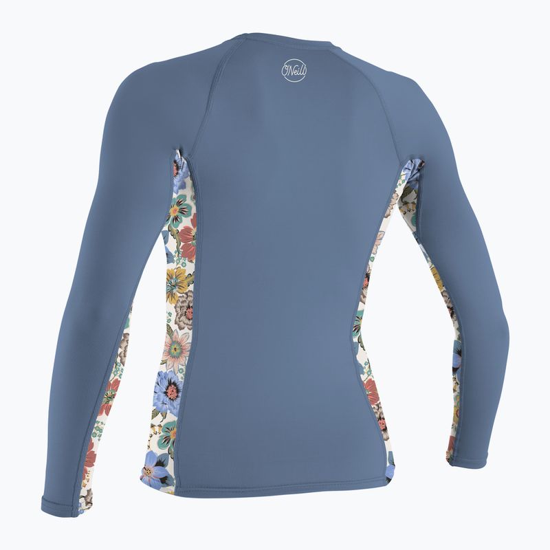 Damenschwimmen Langarm O'Neill Side Print Rash Guard infinity/talitha 2