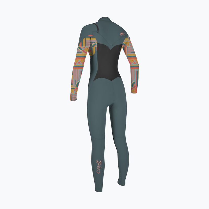 Damen O'Neill Epic 4/3 Chest Zip Vollschatten/arta geo schwimmen Schwimmer 2