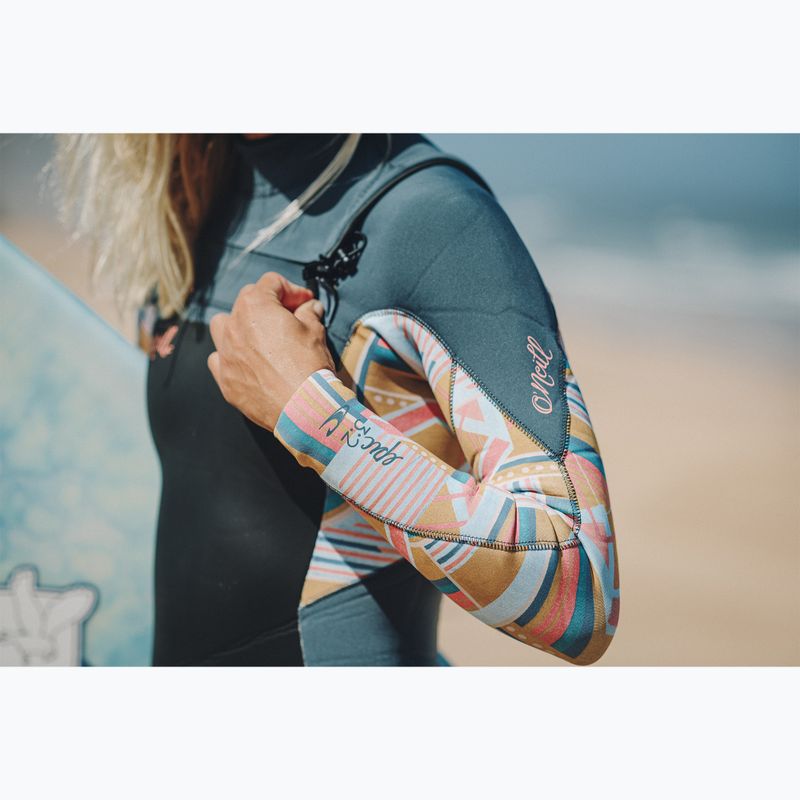 Damen O'Neill Epic 4/3 Chest Zip Vollschatten/arta geo schwimmen Schwimmer 6