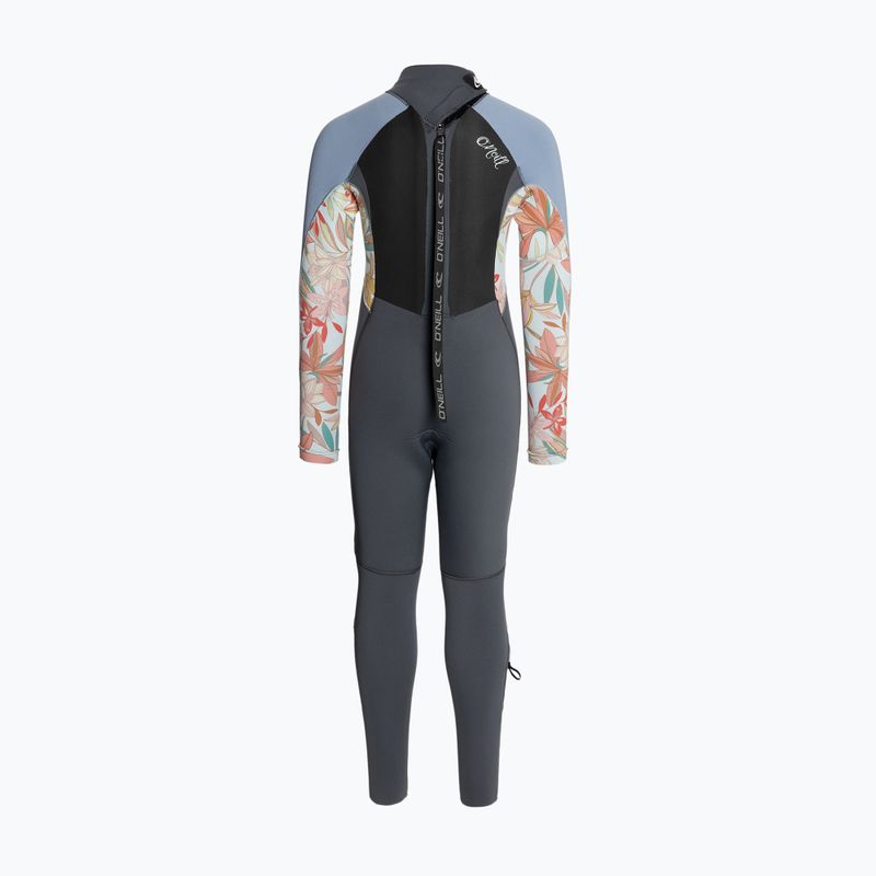 O'Neill Girls Epic 5/4 Back Zip Full graphite/dahlia/infinity Kinderschwimmen Schaumstoff 3