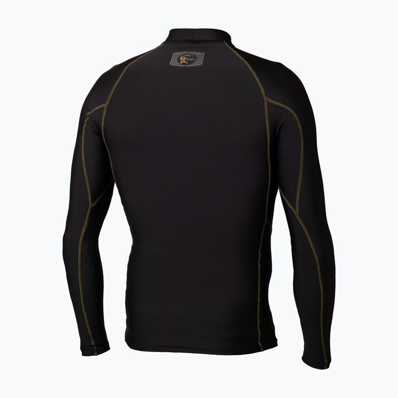 Herren-Bade-Longsleeve O'Neill Trvlr Graphic Skins Rash Guard black/black/black:multi(rasta) 2