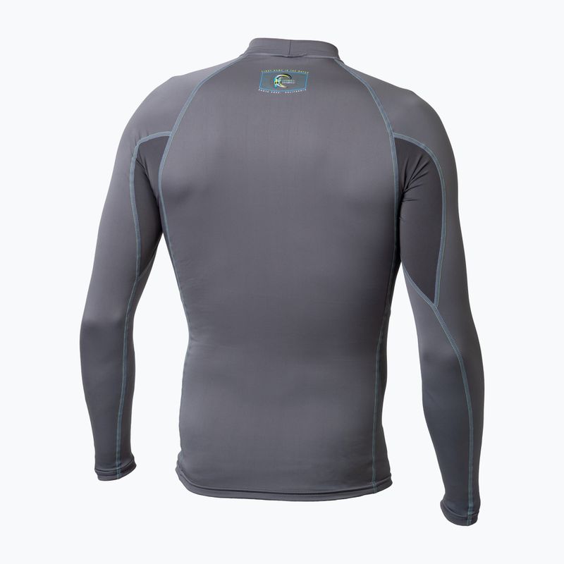 Herren-Bade-Longsleeve O'Neill Trvlr Graphic Skins Rash Guard smoke/graphite/smoke:multi(tri-glo) 2