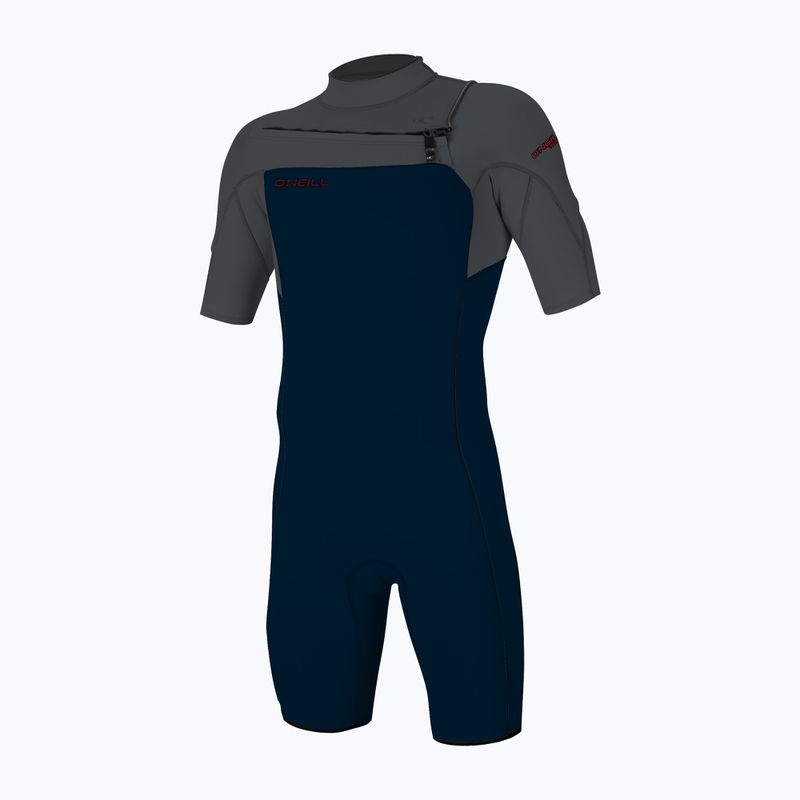 Herren-Neoprenanzug O'Neill Hammer 2mm Chest Zip SS Spring abyss/graphite/graphite