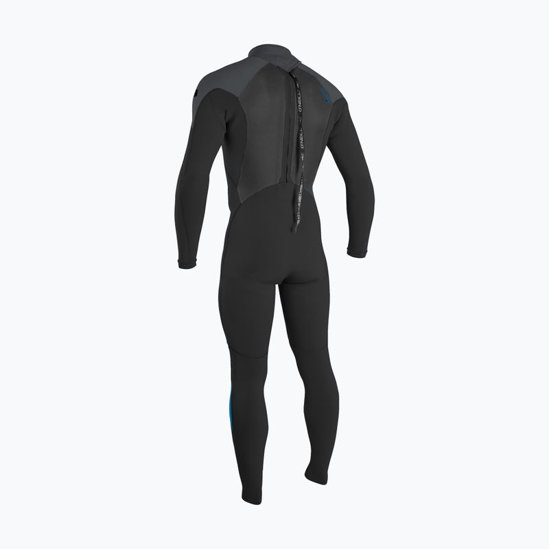Men's O'Neill Epic 5/4 mm Back Zip Full schwarz/graphit/bali blau schwimmen Schaum 2