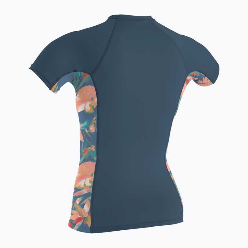 Damen-Badeshirt O'Neill Side Print Rash Guard schwarz/mikah floral 2