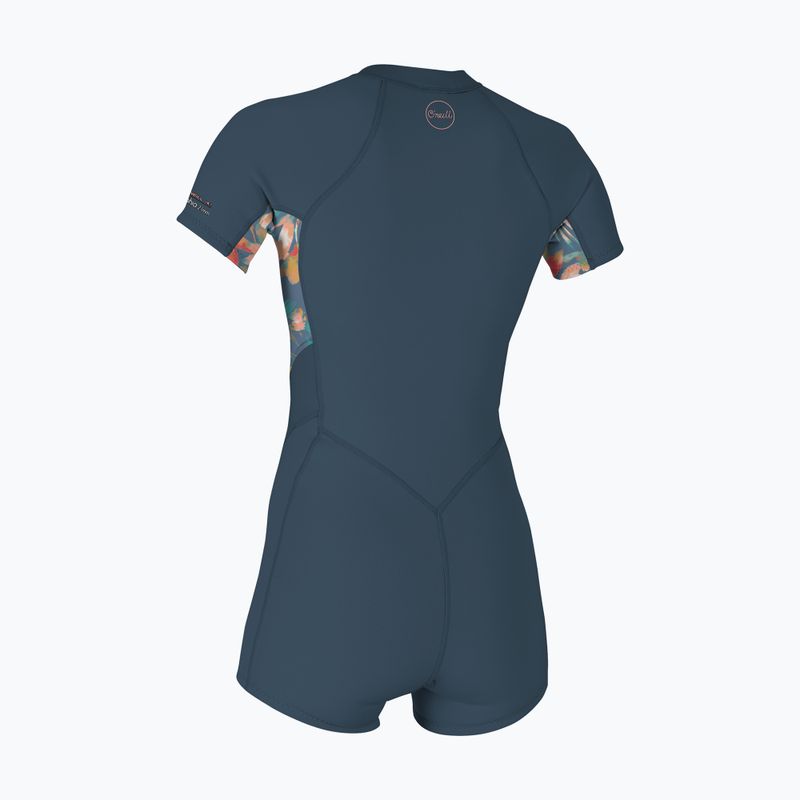 O'Neill Bahia 2/1 mm Front Zip Spring Damen Neoprenanzug copen blue/ painted tropics/ copen blue 2