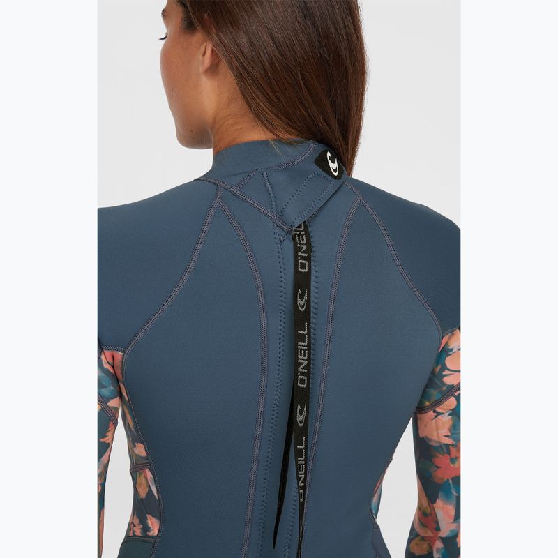 Damenschwimmflügel O'Neill Bahia 3/2 Back Zip Full copen blau/gemalt tropics/gemalt tropics 4