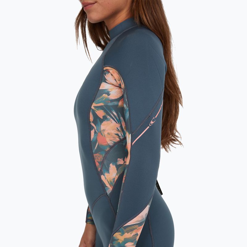 Damenschwimmflügel O'Neill Bahia 3/2 Back Zip Full copen blau/gemalt tropics/gemalt tropics 5
