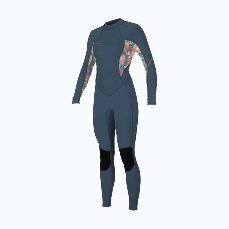 Damenschwimmflügel O'Neill Bahia 3/2 Back Zip Full copen blau/gemalt tropics/gemalt tropics 9