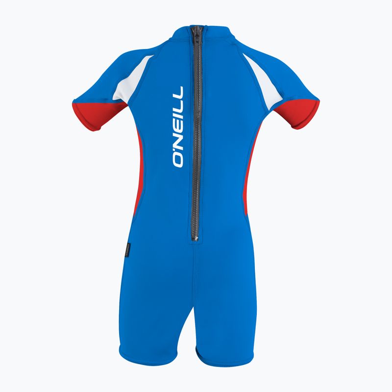 Kinderanzug UPF 50+ O'Neill Toddler O'Zone UV Spring ocean/rot/weiß 2