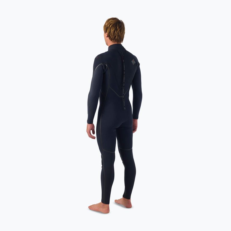 Herren Schwimm-Neoprenanzug O'Neill Hyperfreak Fire 4/3+ mm Back Zip Full black/black 4