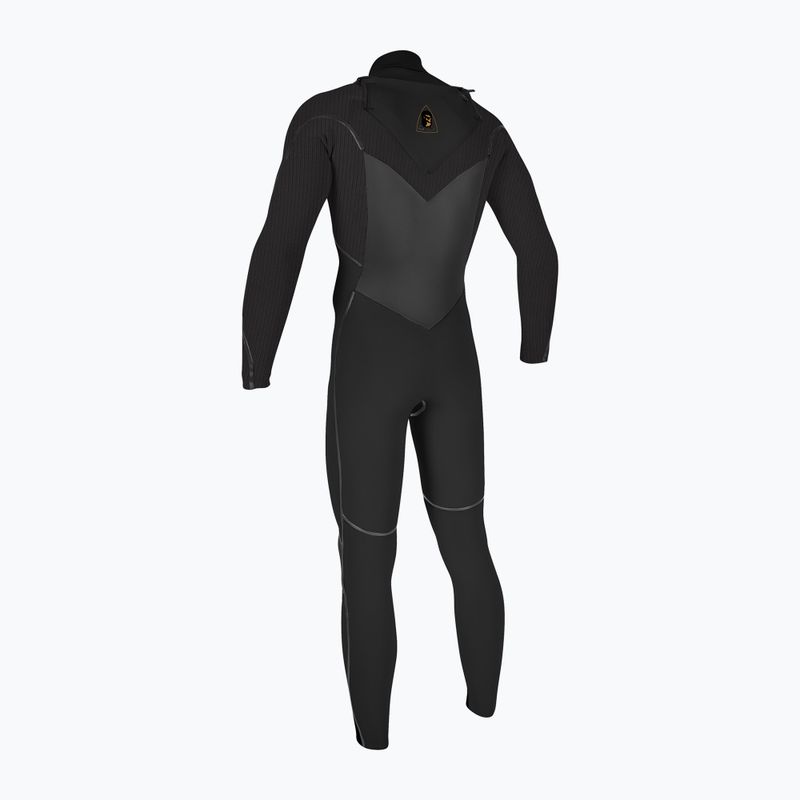 Neoprenanzug Herren O'Neill Mutant Legend 5/4 mm Chest Zip with Hood Full black/tempered steel 2