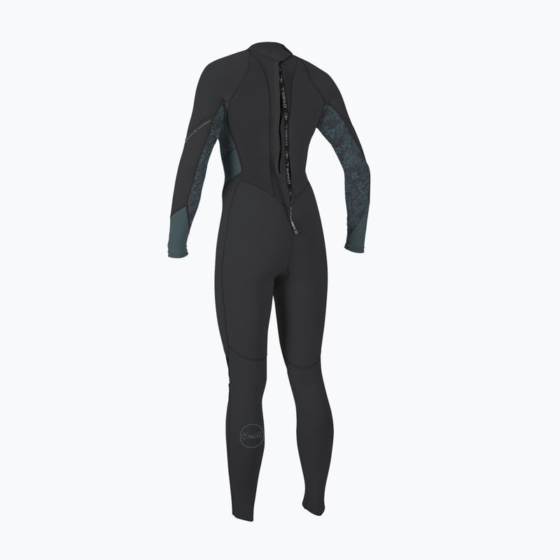 Damen Schwimm-Neoprenanzug O'Neill Bahia 3/2 Back Zip Full IT1 tempered steel/shaded island sky/shade 2