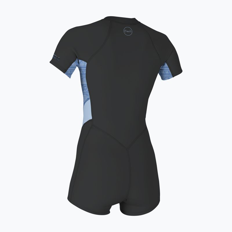 Damen Schwimm-Neoprenanzug O'Neill Bahia 2/1 mm Front Zip Spring tempered steel/surf abstract 2