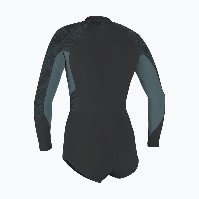 Damen Schwimm-Neoprenanzug O'Neill Bahia 2/1 mm Front Zip Short Spring tempered steel/shade 2