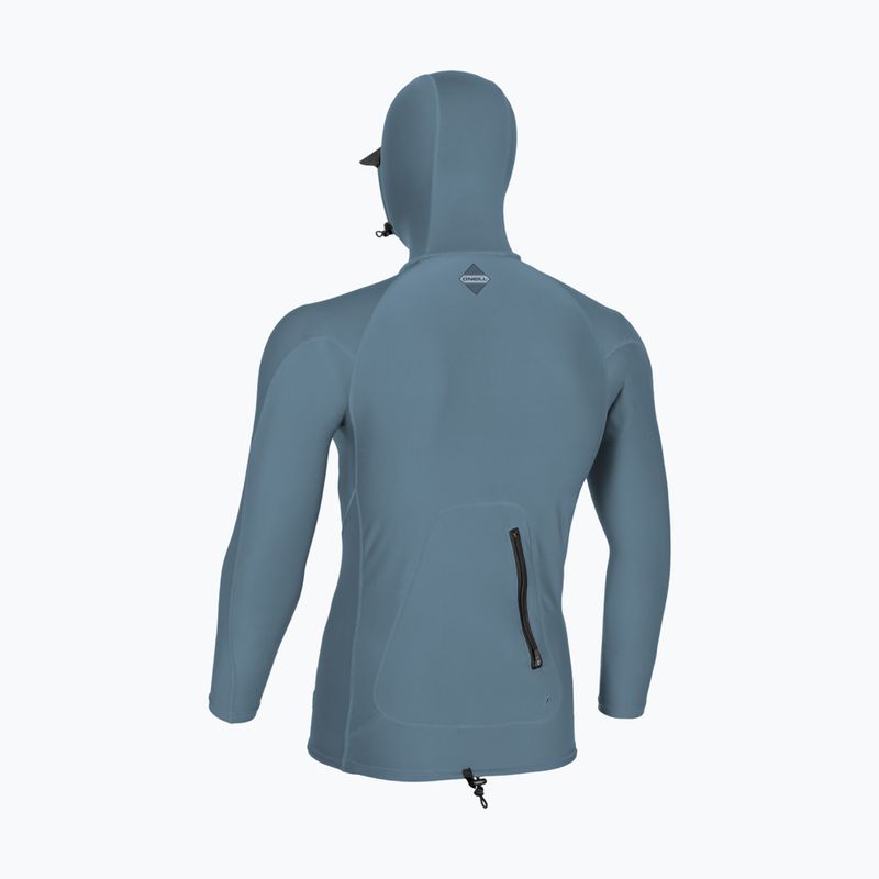 Herren Rashguard O'Neill Hyperfreak Skins Rash Guard Hooded blue fusion/blue fusion 2